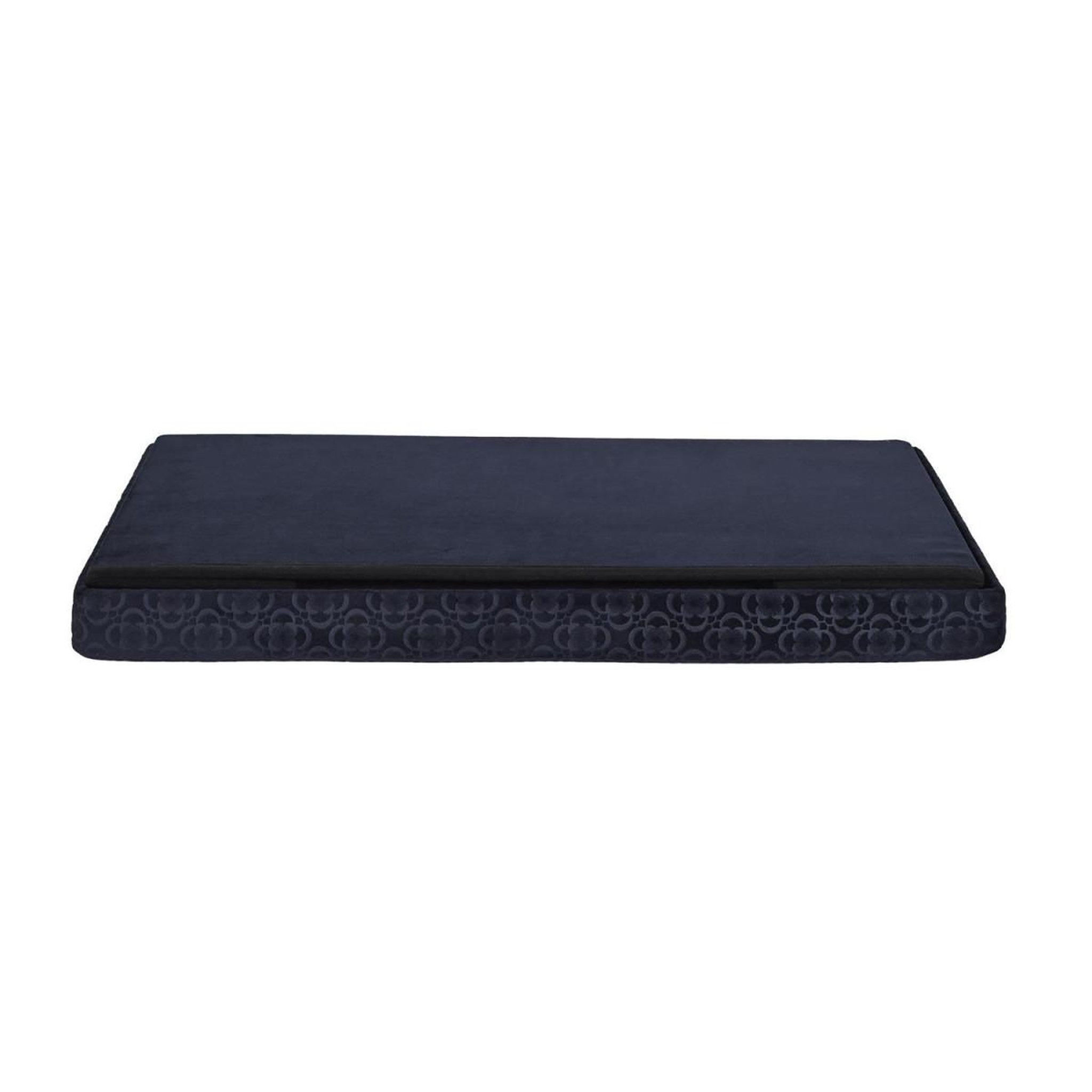 Voir la diapositive 4 : The Home Deco Factory Banc pliable & coffre  rétro  76cm bleu nuit