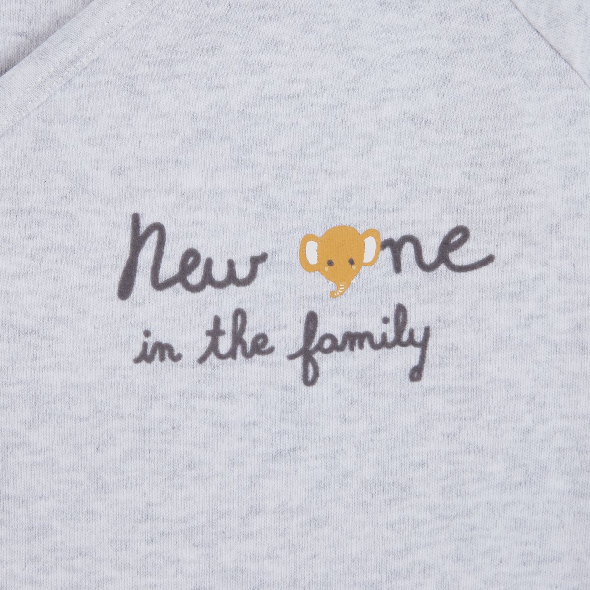 INEXTENSO Lot de 3 bodies manches longues de naissance bébé