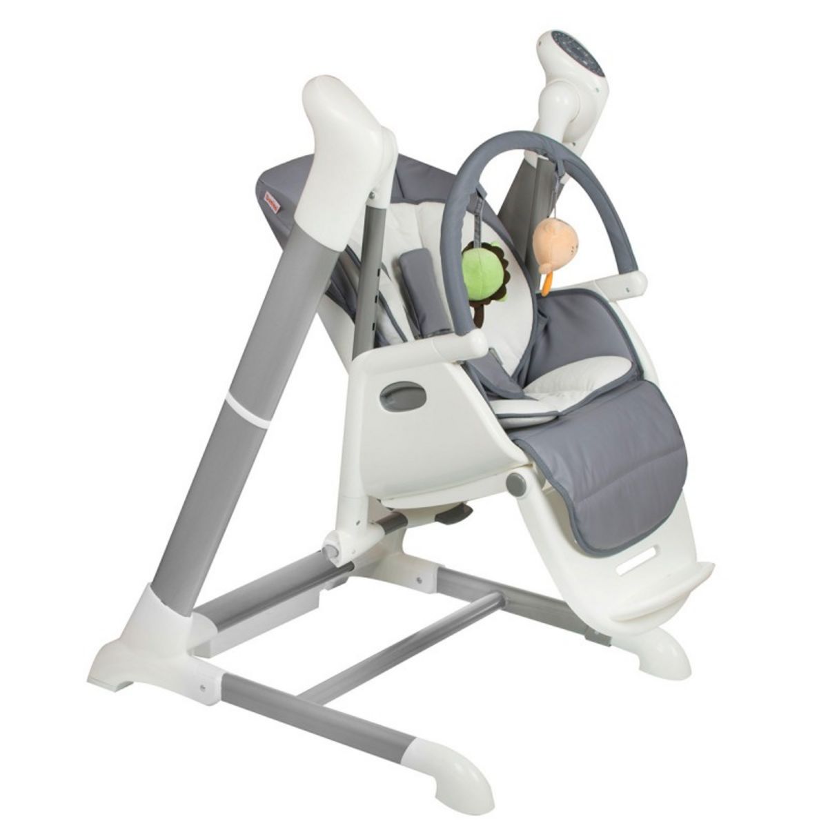 BANNINI Chaise haute 2 en 1 UGO grise