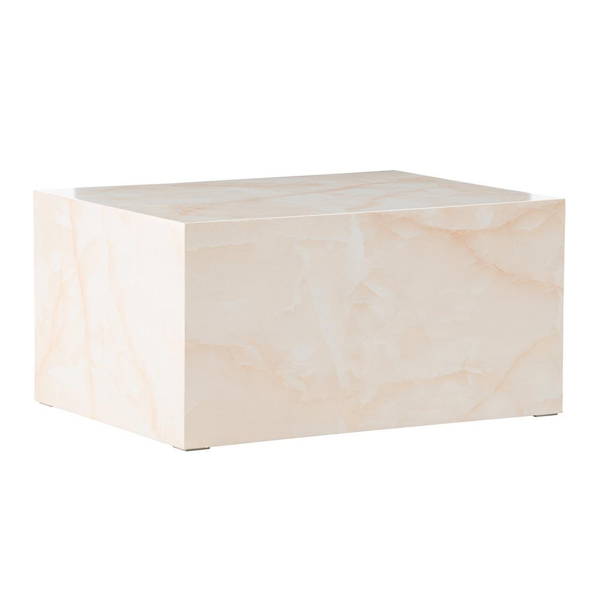 Paris Prix Table basse design  york  80cm jaune clair