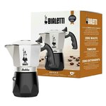 BIALETTI Cafetière Bialetti New Brikka 4Tz Aluminium 4 tasses