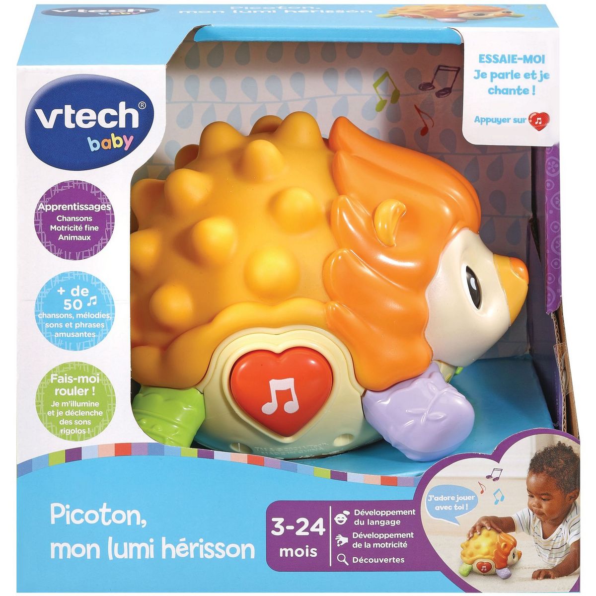 VTECH BABY Picoton, mon lumi hérisson 