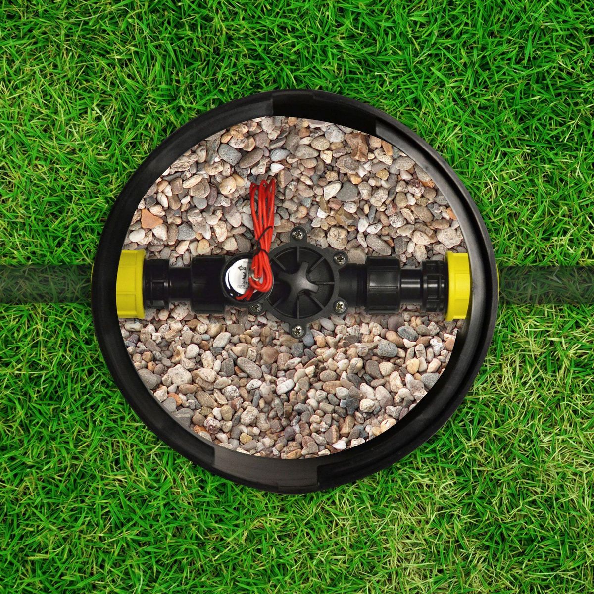 Jardibric Regard circulaire Jardibric  280 x 250 mm  1 à 2 vannes