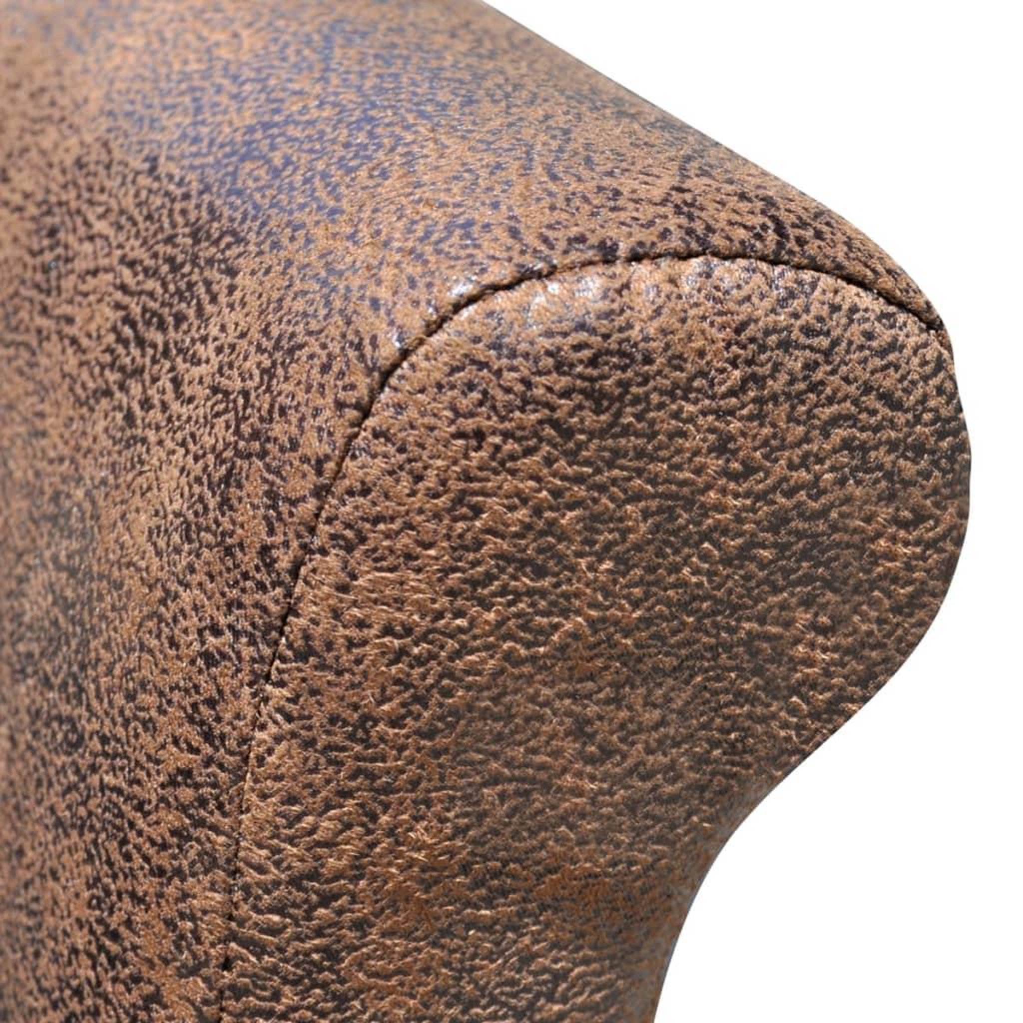 Voir la diapositive 5 : VIDAXL Chaises a manger lot de 2 marron similicuir