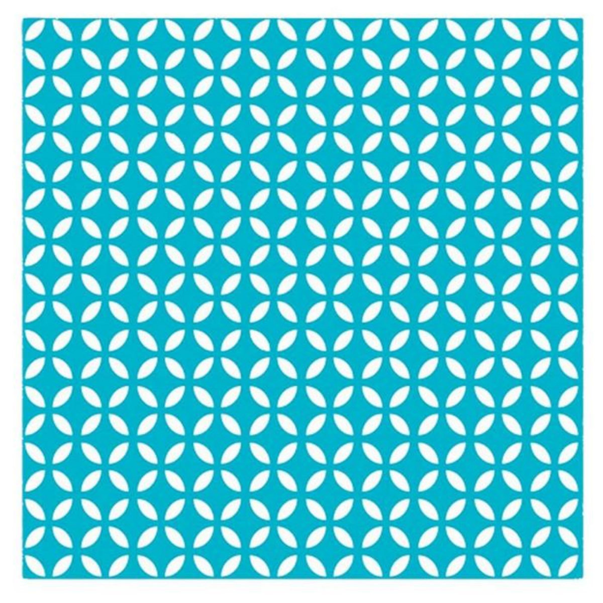 Paris Prix Lot de 20 Serviettes en Papier  Géométrique  33x33cm Bleu