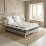 DODO Surmatelas Allergo Triple Protection. Coloris disponibles : Blanc