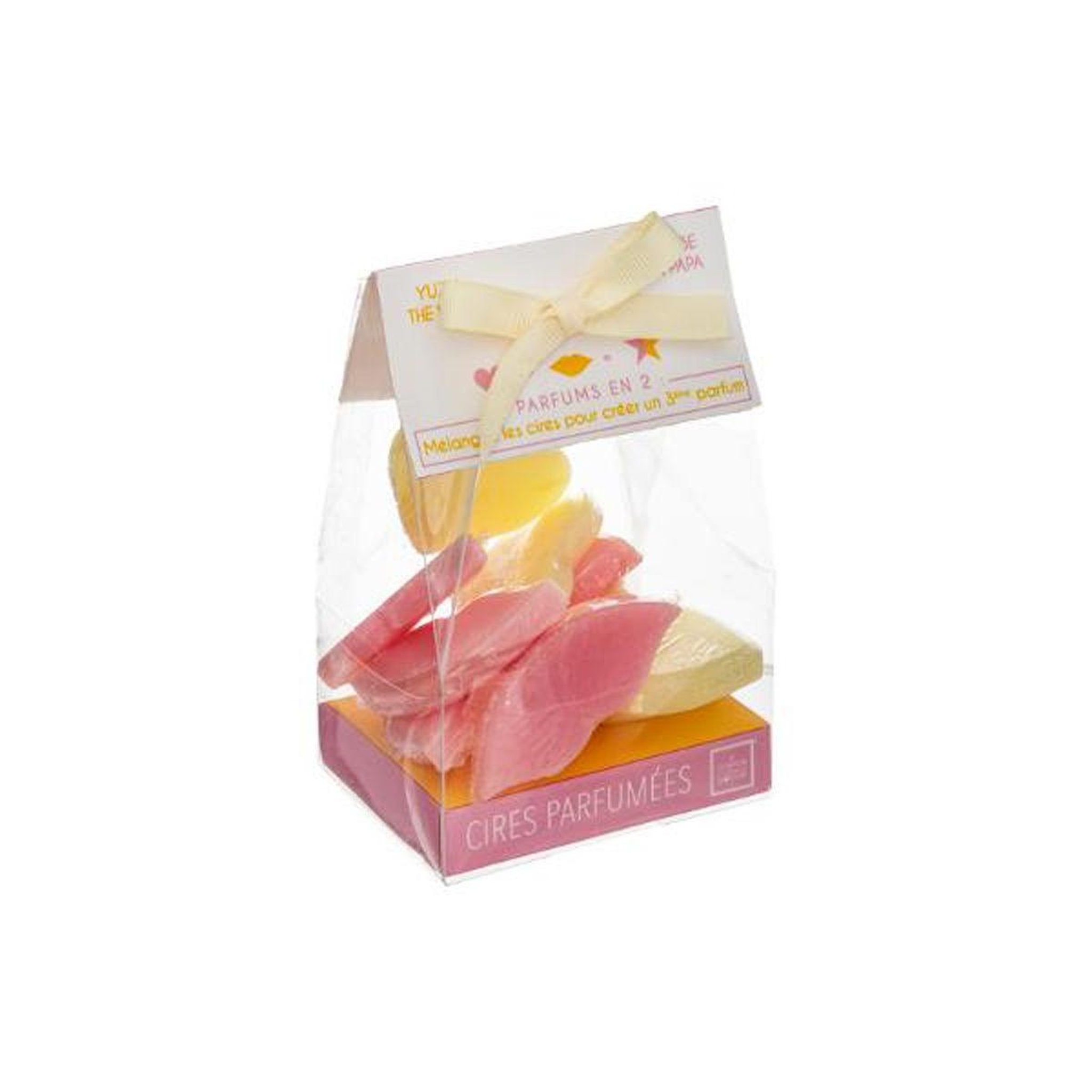 Voir la diapositive 2 : COMPTOIR DE LA BOUGIE Cires parfumées  elea  90g yuzu thé vert & barbe à papa