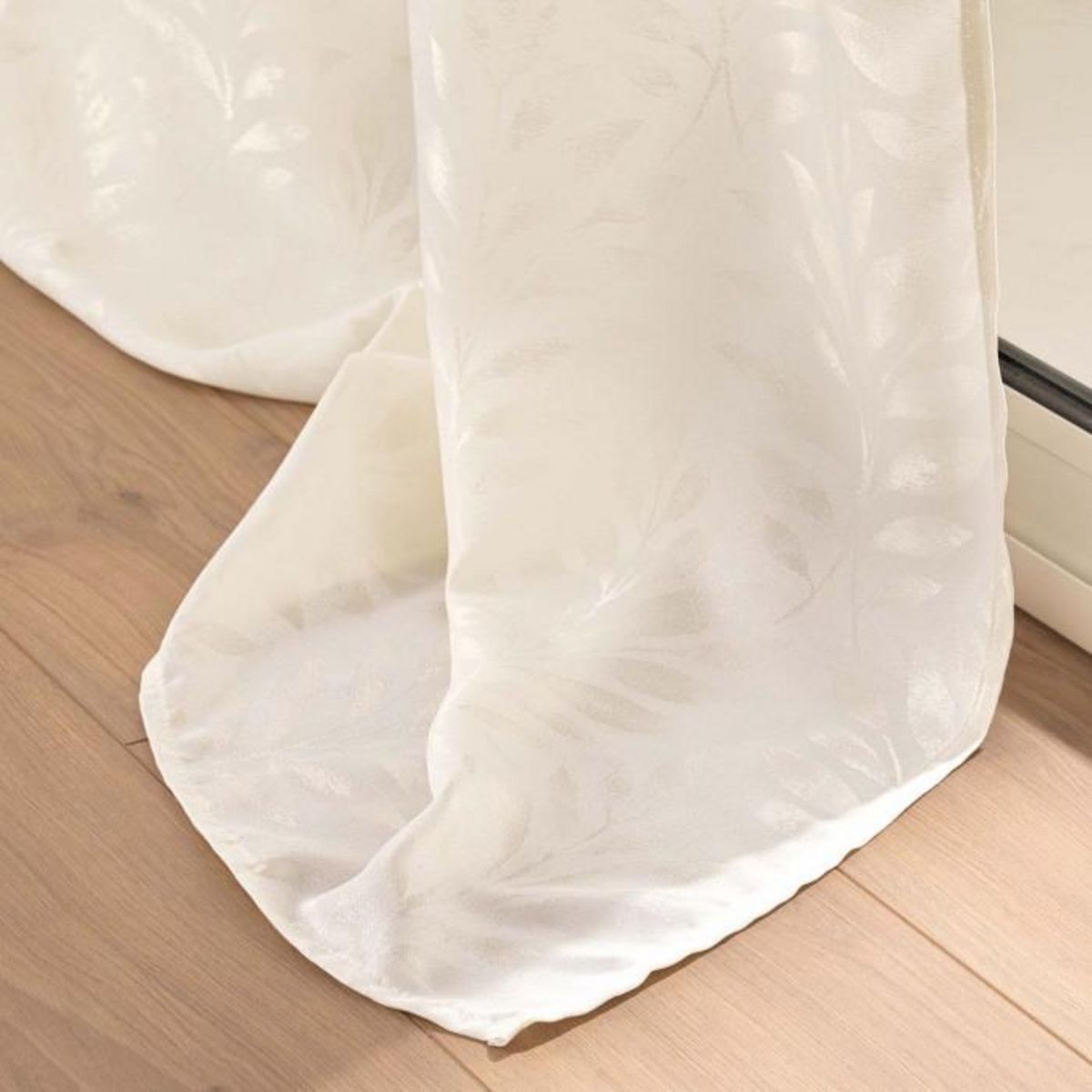 Paris Prix Rideau à Œillets Jacquard  Galilea  140x260cm Naturel