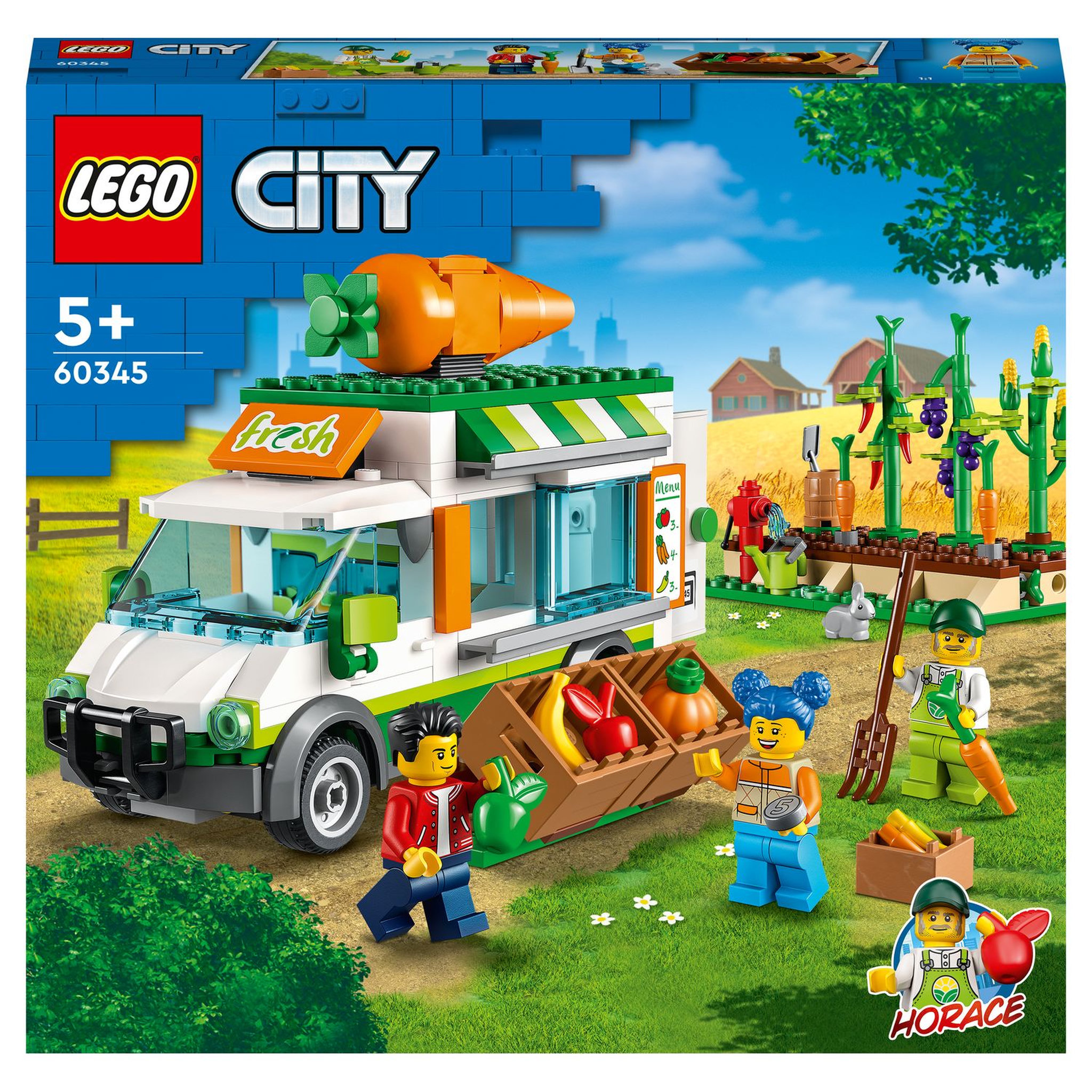 LEGO City 60345 Le camion de marche des fermiers 
