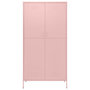 Voir la diapositive 3 : VIDAXL Garde-robe Rose 90x50x180 cm Acier