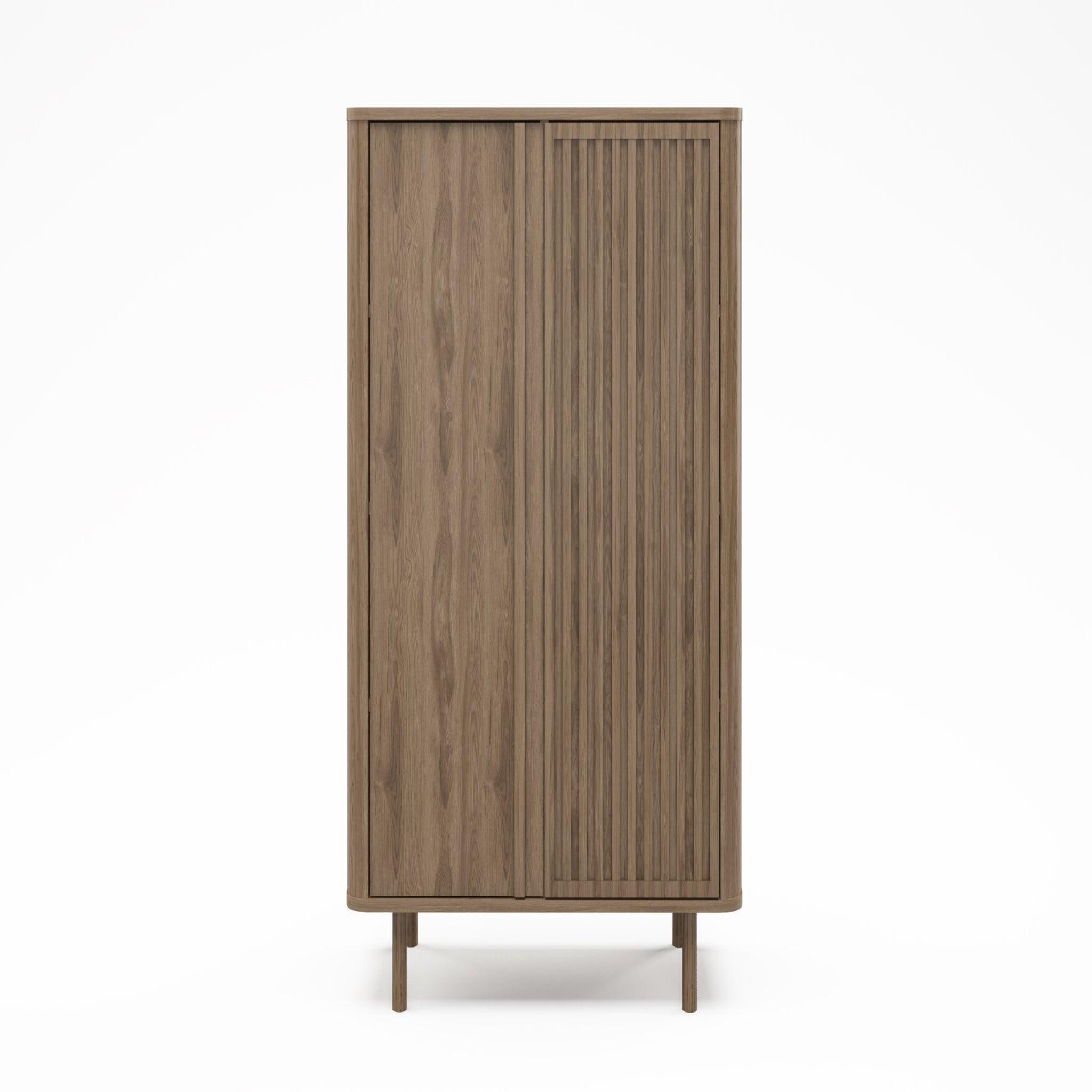 CASANOVA PARIS BLOOM - Commode 2 tiroirs 86cm en mélamine - Chêne clair