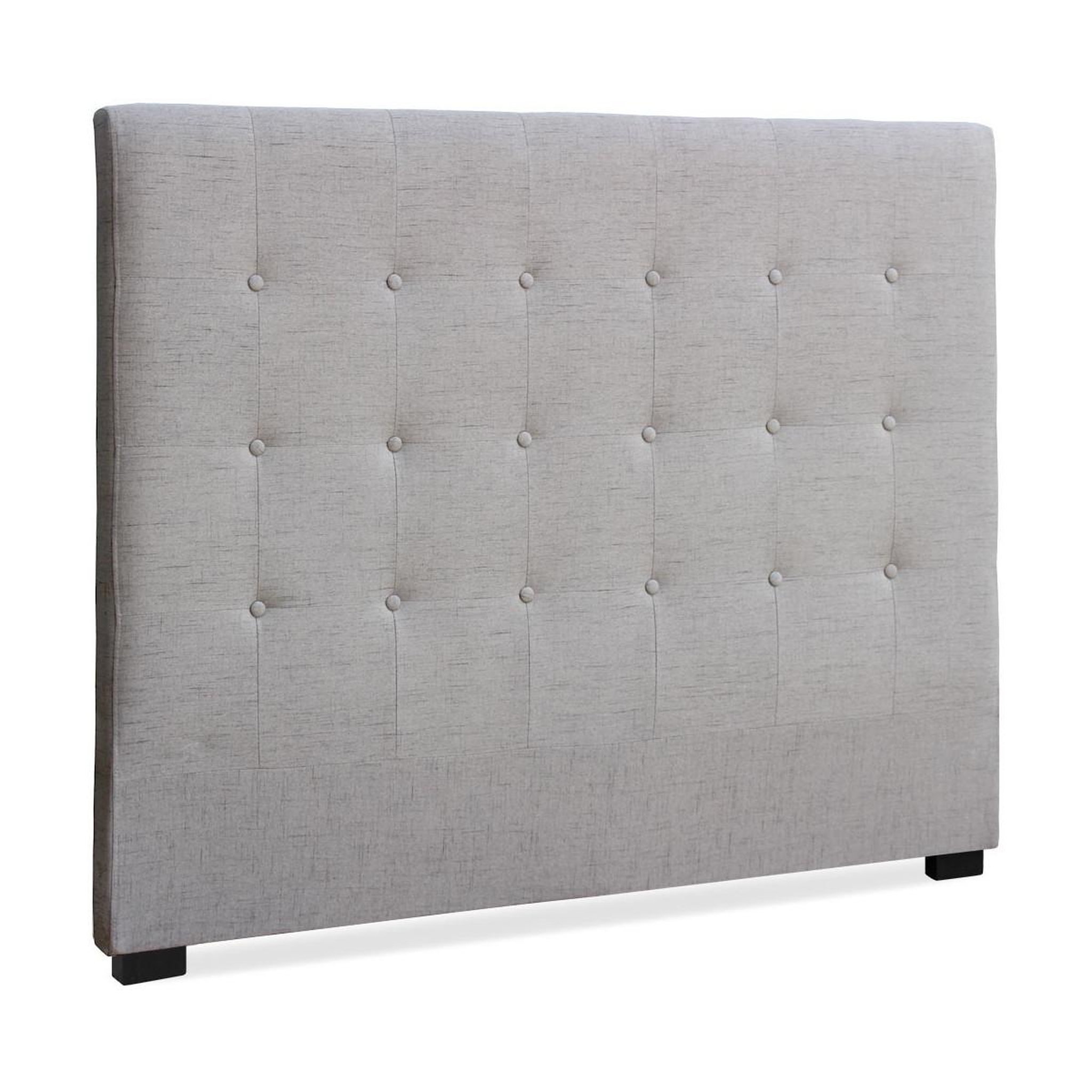 Voir la diapositive 2 : Paris Prix Tête de lit capitonnée en tissu  amor  140cm beige