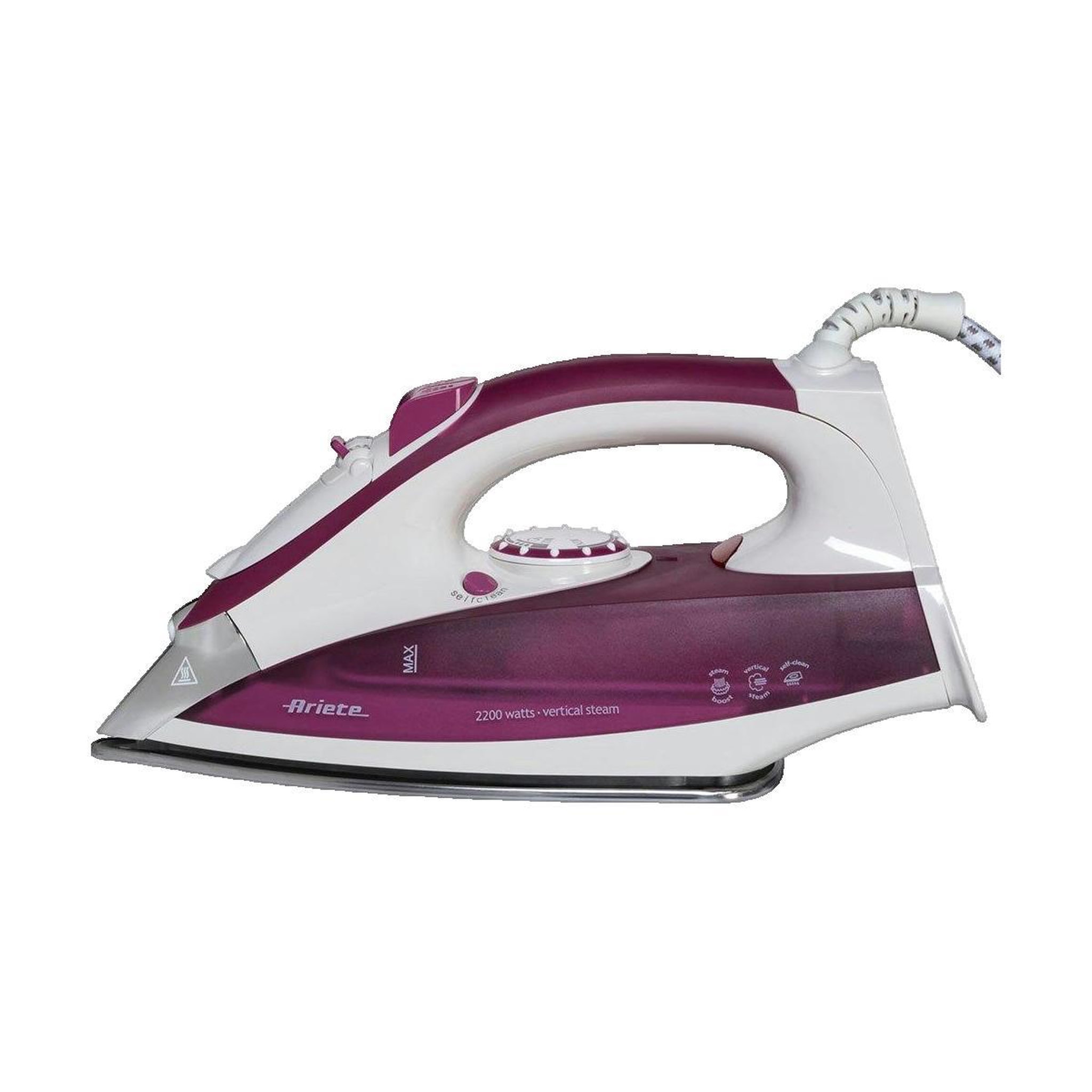 Voir la diapositive 2 : ARIETE Fer à repasser Ariete 6215 puissance 2200W violet et blanc