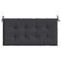 Voir la diapositive 4 : VIDAXL Coussin de banc de jardin noir 120x50x3 cm tissu oxford