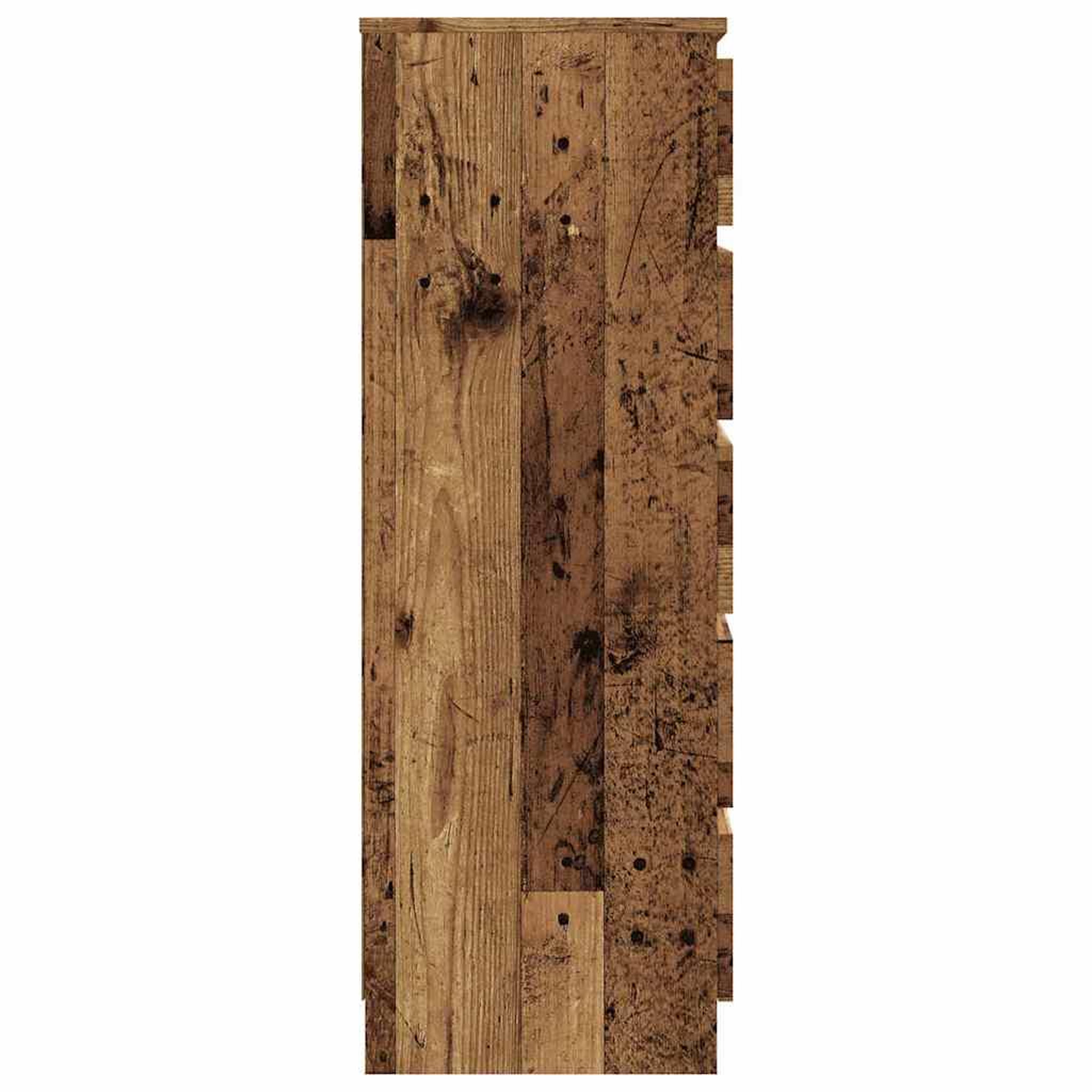 Voir la diapositive 5 : VIDAXL Commode vieux bois 60x36x103 cm bois d'ingenierie