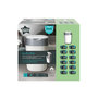 Voir la diapositive 3 : TOMMEE TIPPEE Starter Pack Poubelle à couches Twist & Click Blanc bac + 12 recharges 
