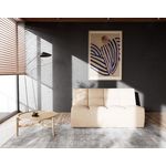 LISA DESIGN Alya - canapé 2 places en simili. Coloris disponibles : Marron, Beige, Orange, Noir