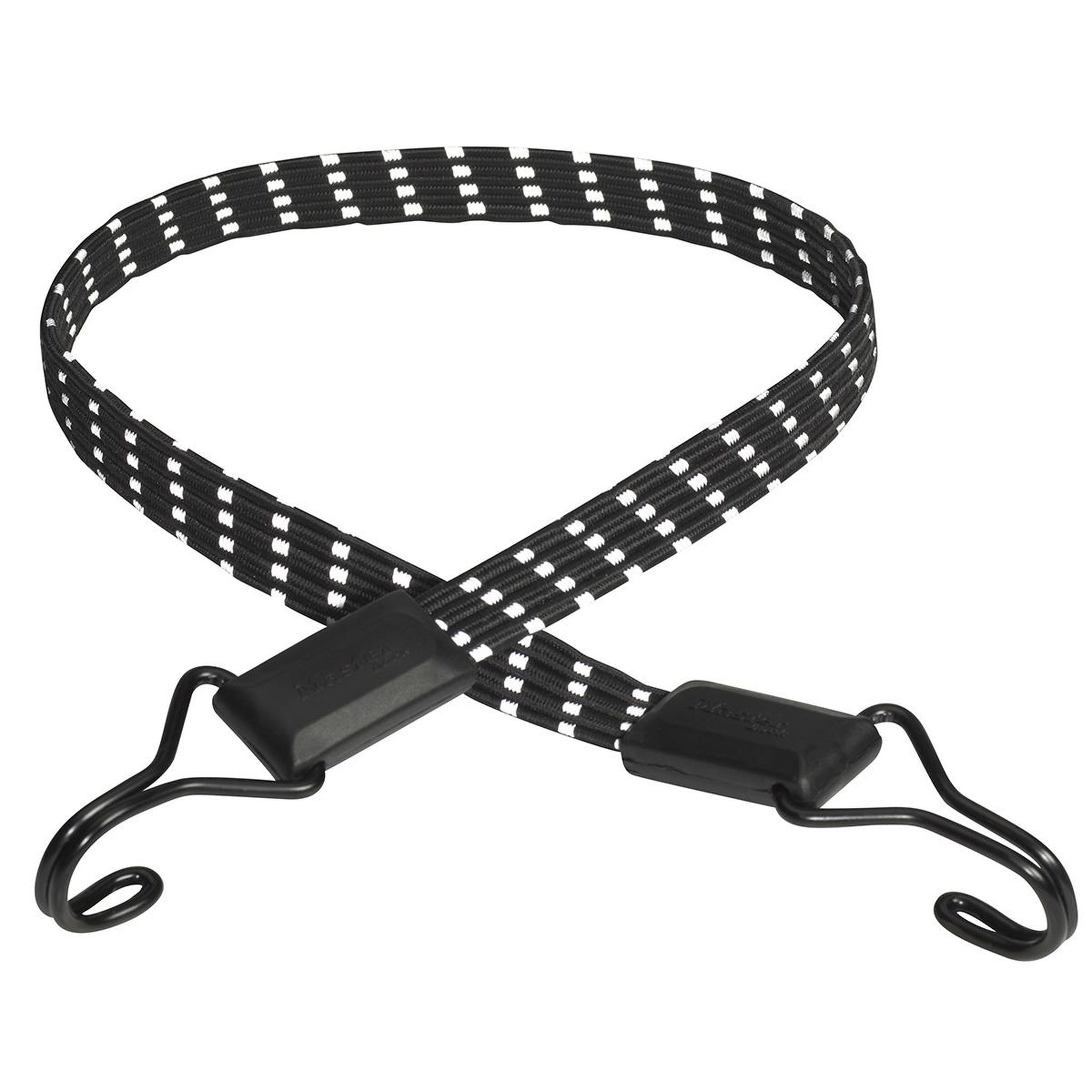 Master lock Tendeur Plat avec Crochet [80 cm d'Elastique] [Réfléchissant] [Double Crochet Inversé] 3229EURDAT