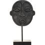 Voir la diapositive 2 : ATMOSPHERA Statuette Masque à Poser  Safari  19cm Noir