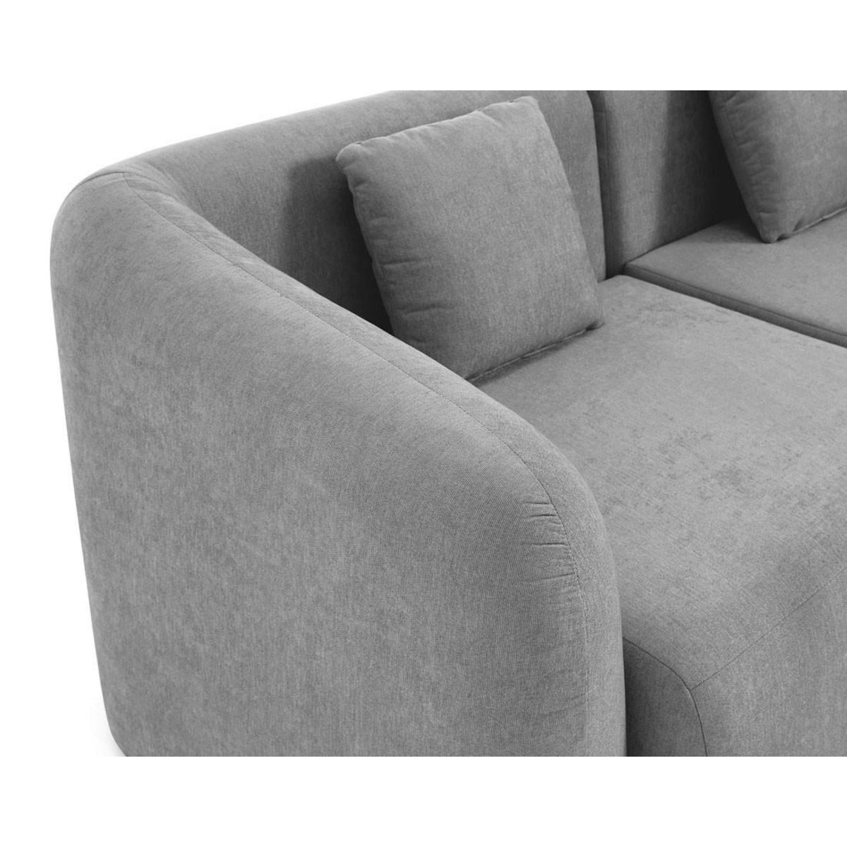 LISA DESIGN Ikare - canapé modulable 3 places - en tissu