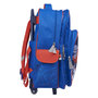 Voir la diapositive 4 : MARVEL Sac à dos à roulettes bleu Spiderman