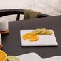 Voir la diapositive 2 : SECRET DE GOURMET Dessous de Plat en Marbre  Morris  19cm Blanc