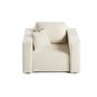 Voir la diapositive 6 : BEST MOBILIER Topaze - fauteuil - en tissu bouclette