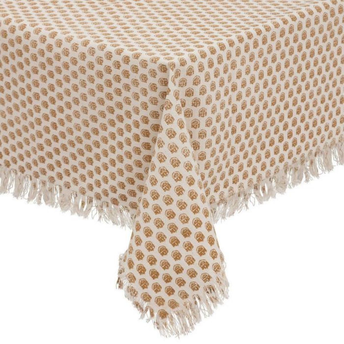 ATMOSPHERA Nappe Imprimée  Maha  150x250cm Beige