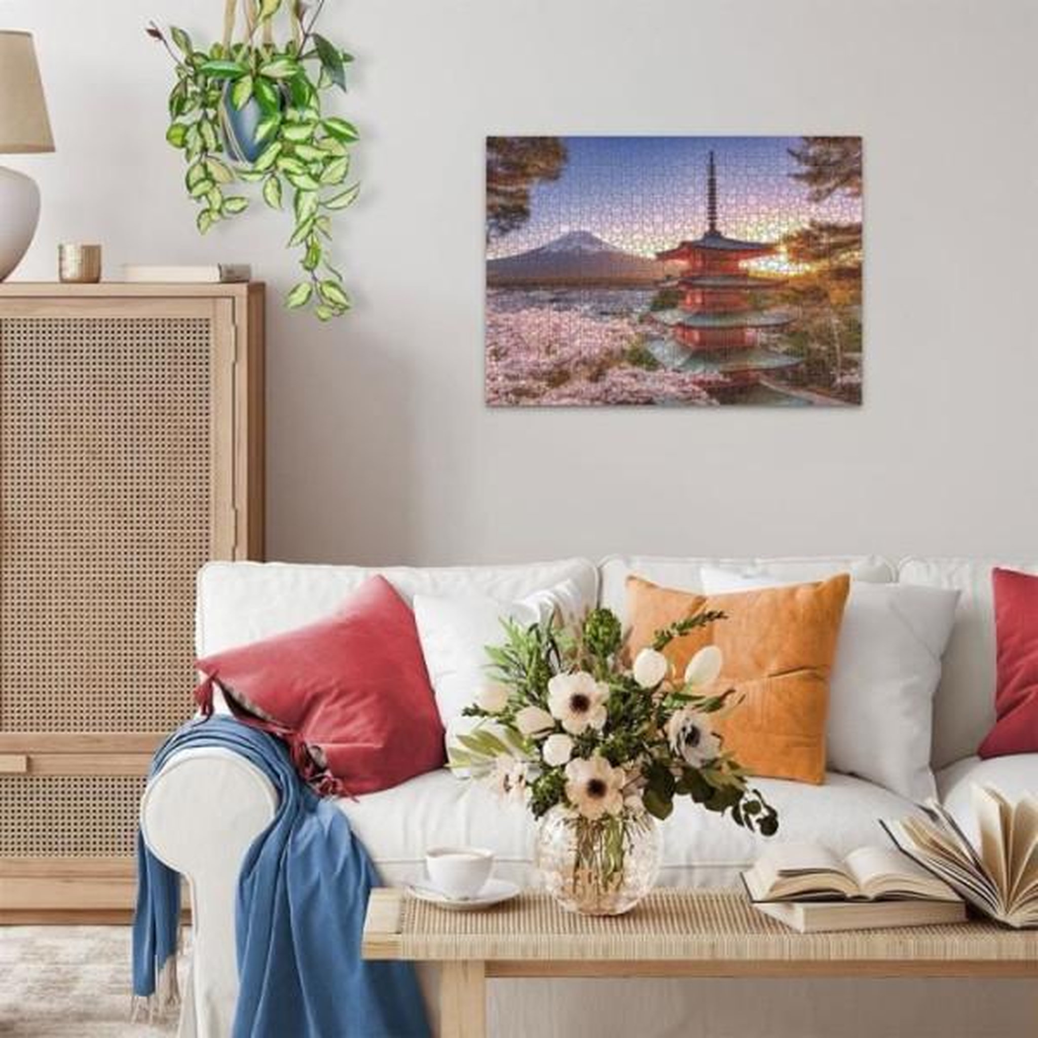 Voir la diapositive 4 : RAVENSBURGER Puzzle 1000 pieces cerisiers en fleurs du mont fuji, adultes et enfants, des 14 ans, puzzle de qualité supérieure, 12000582, r