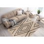 Voir la diapositive 5 : Paris Prix Tapis Tufté à la Main Ethnique  Mylen V  Beige & Noir