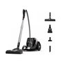 Voir la diapositive 3 : ROWENTA Aspirateur sans sac 500w 66db noir/alu - YY5669FE