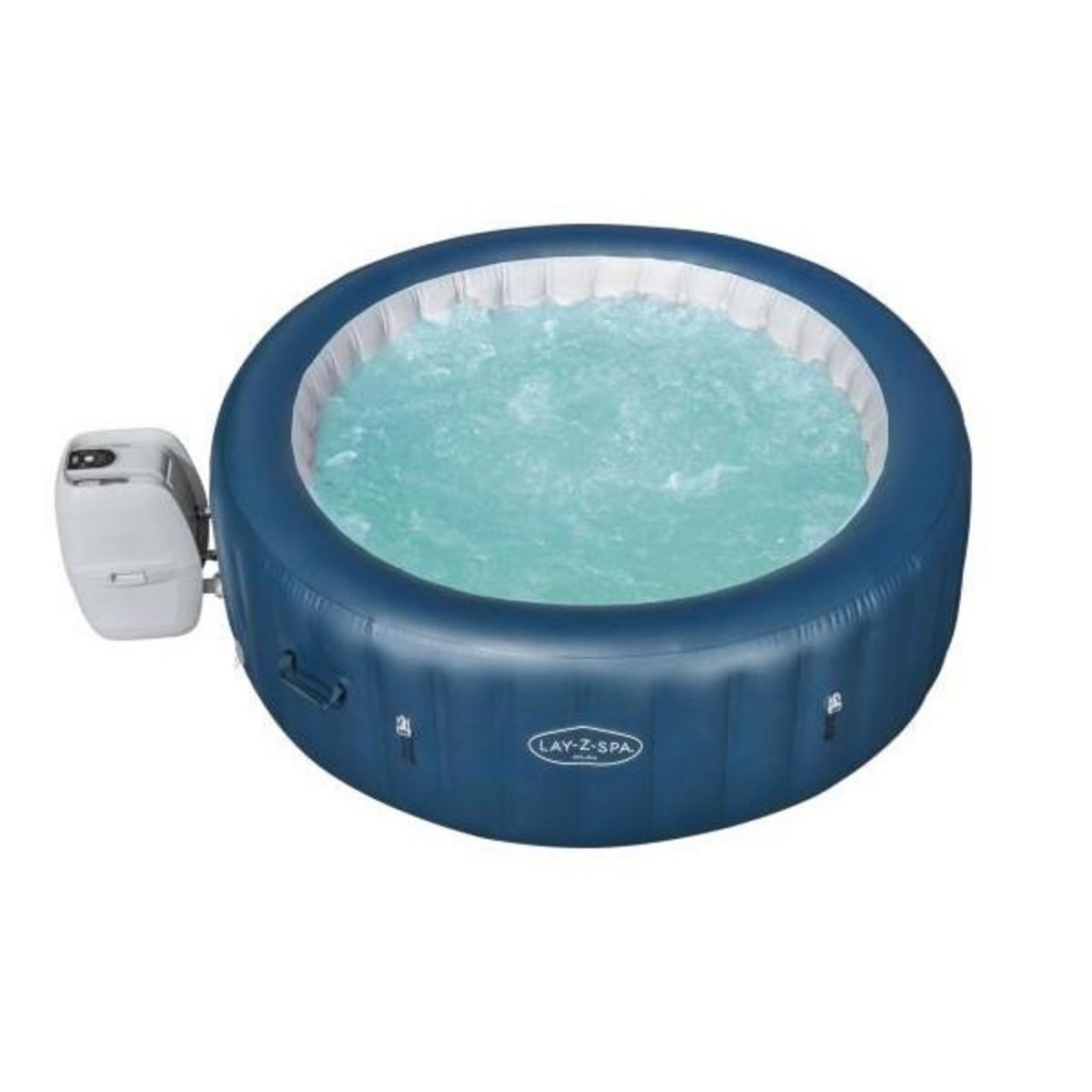 BESTWAY Spa gonflable Lay-Z-Spa Milan - 196 x 71 cm - 4/6 places - Rond - BESTWAY