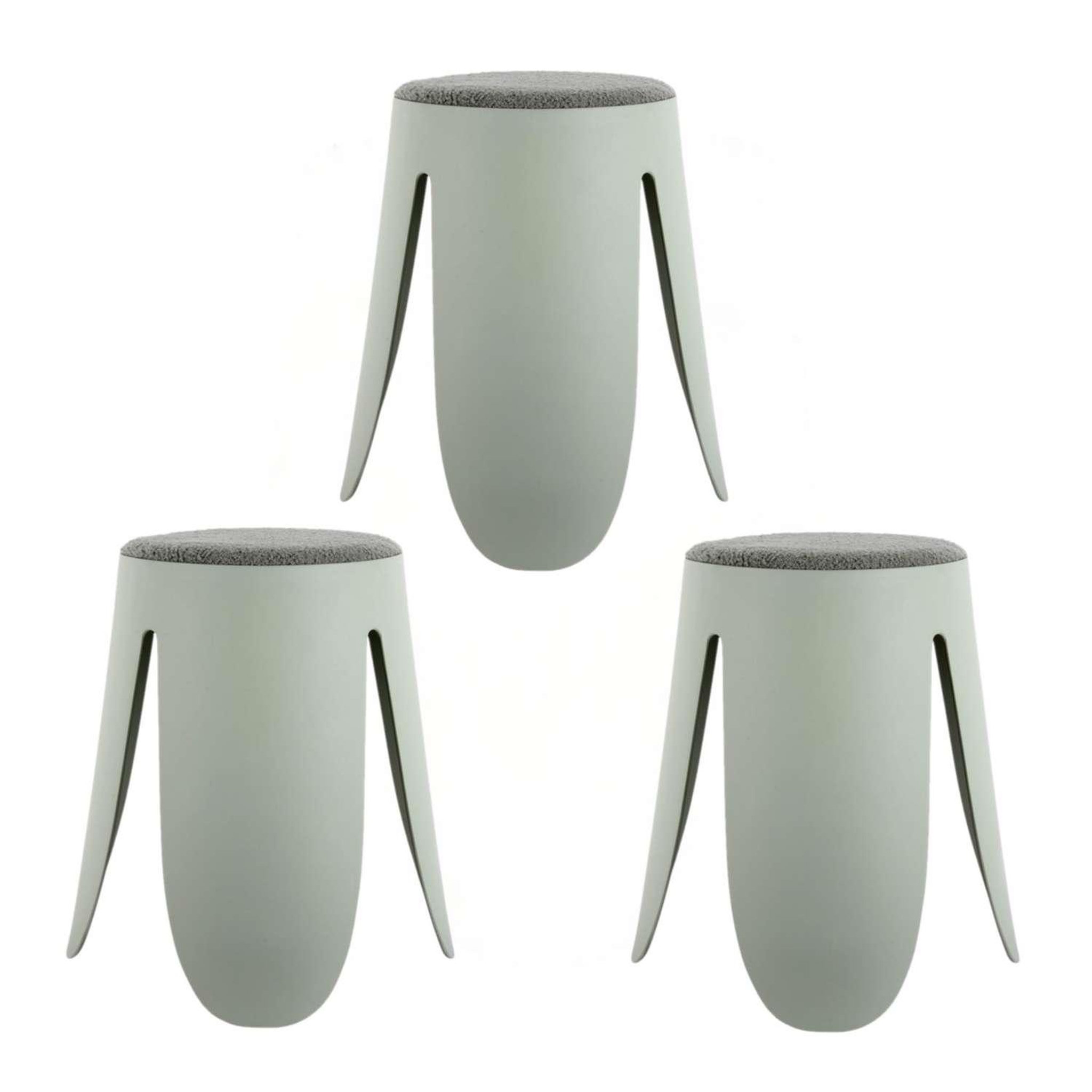 Voir la diapositive 1 : TOILINUX Lot de 3 tabourets keystone