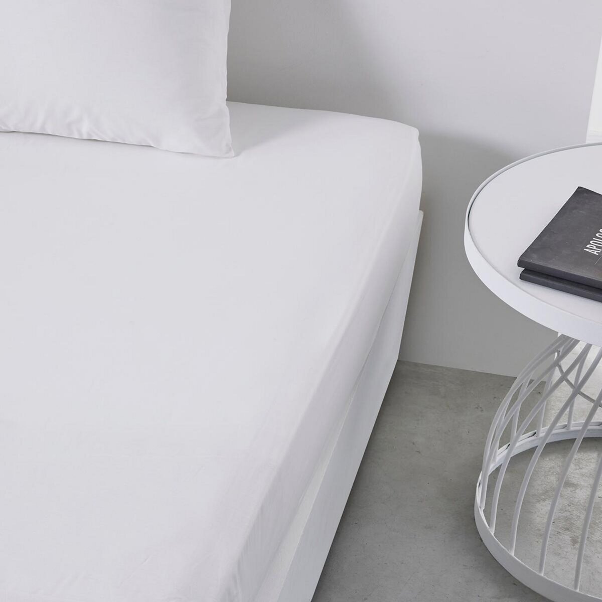 TODAY Drap housse uni en Coton 57 fils ESSENTIAL 