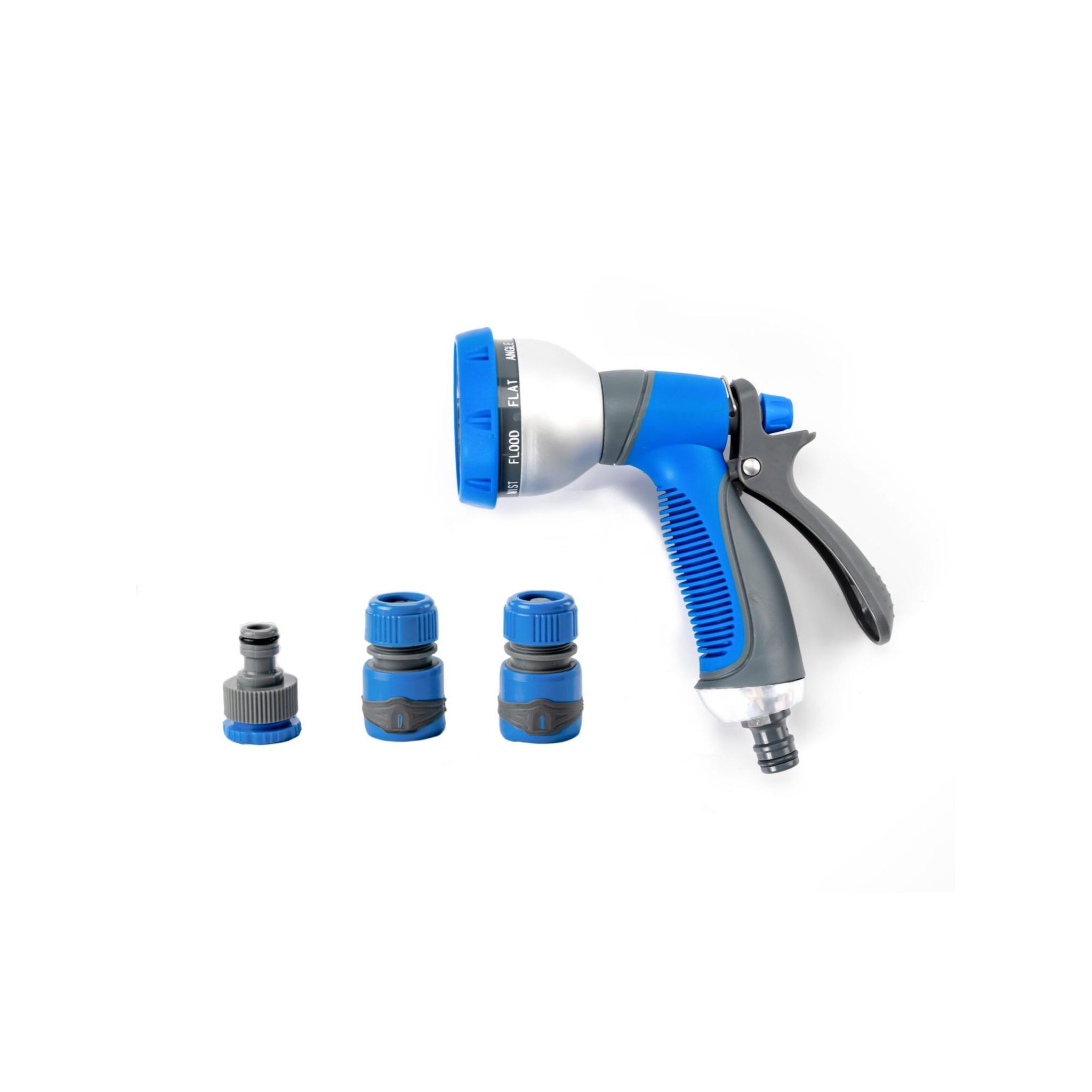 SUAN Pistolet d'arrosage et nettoyage - suan - 9 jets - kit complet avec raccords d'arrosage soft touch