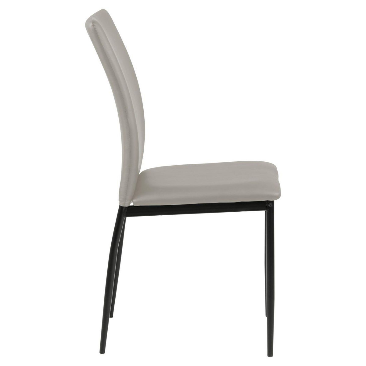 TOILINUX Lot de 4 Chaises de salle à manger Julia en Simili