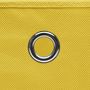 Voir la diapositive 4 : VIDAXL Boîtes de rangement 10 pcs Jaune 32x32x32 cm Tissu