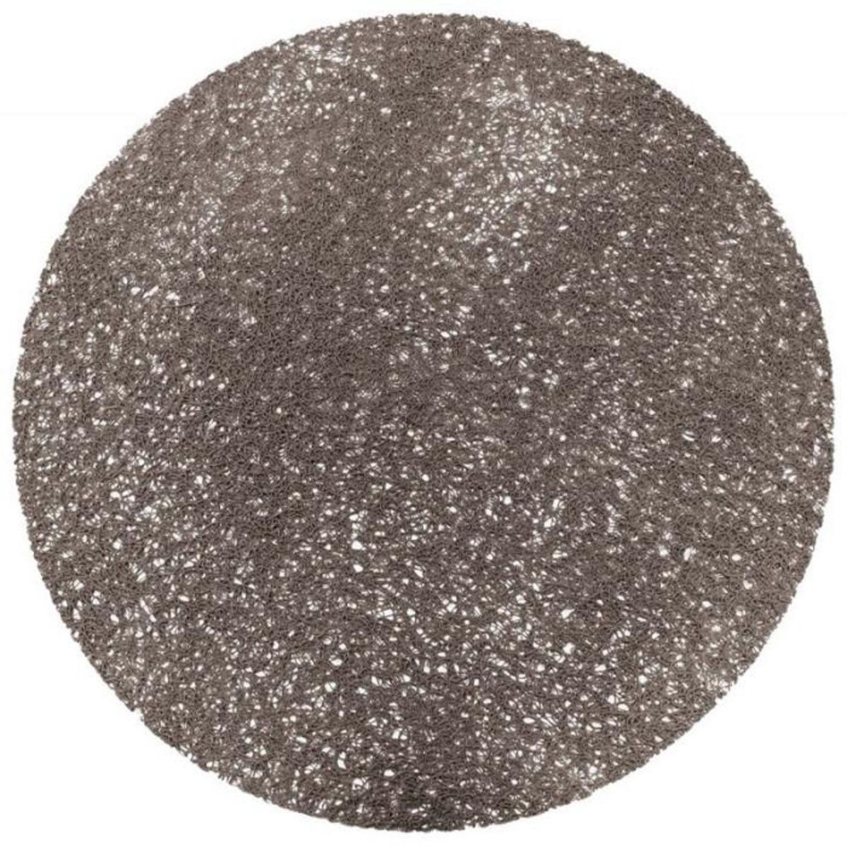 Paris Prix Set de Table Rond  Tortilla  38cm Gris