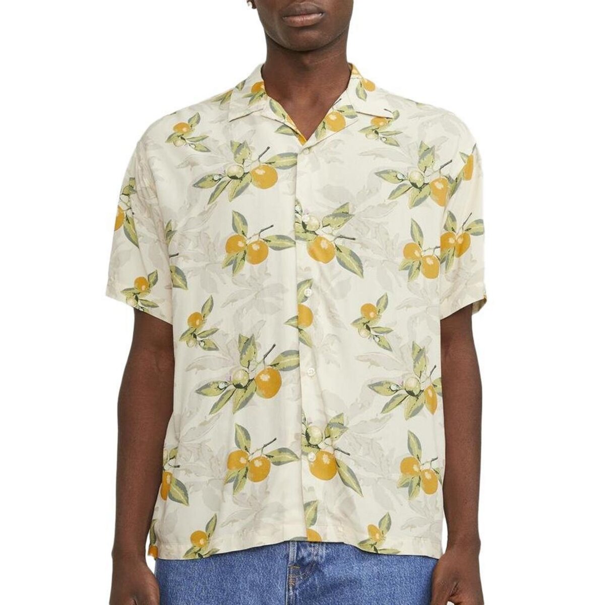 Jack & Jones Chemise Manches Courtes /Verte Homme Jack & Jones Jorluke