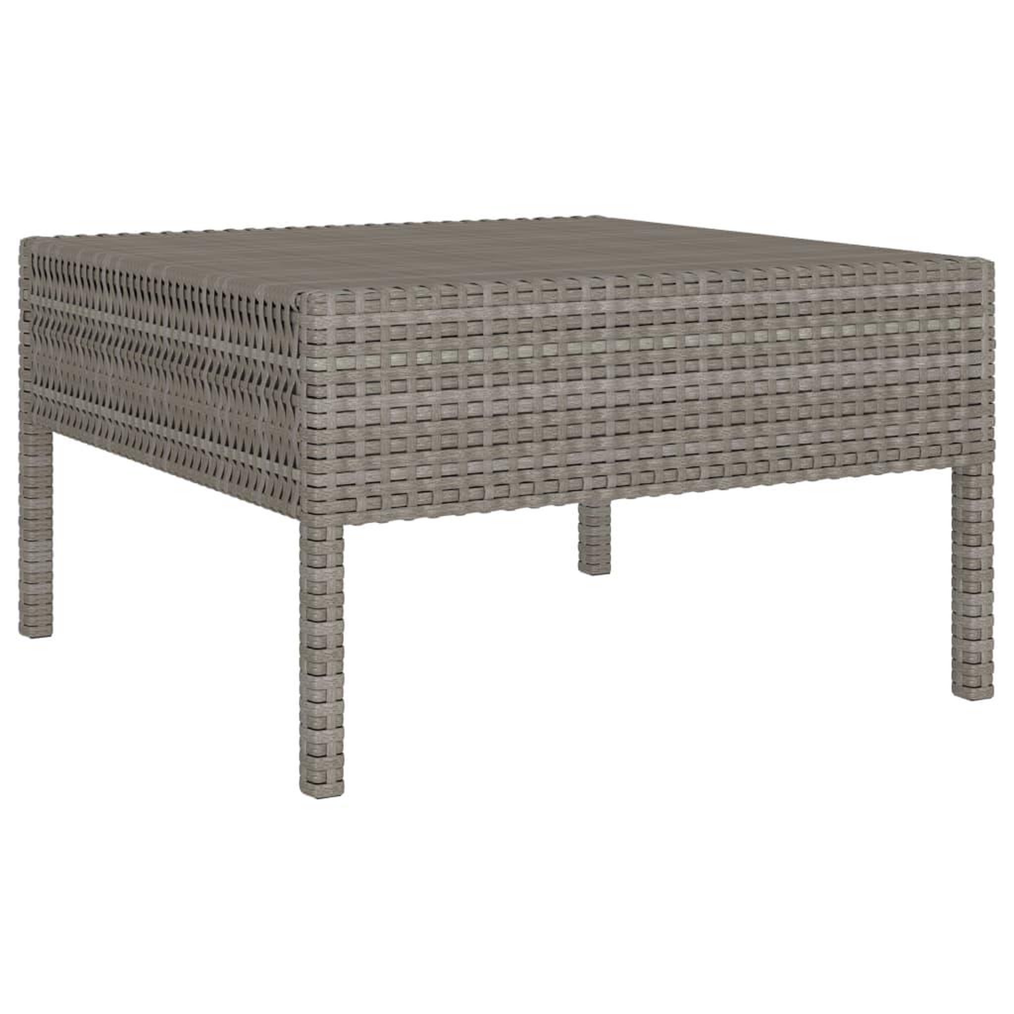 Voir la diapositive 4 : VIDAXL Salon de jardin 2 pcs avec coussins Resine tressee Gris