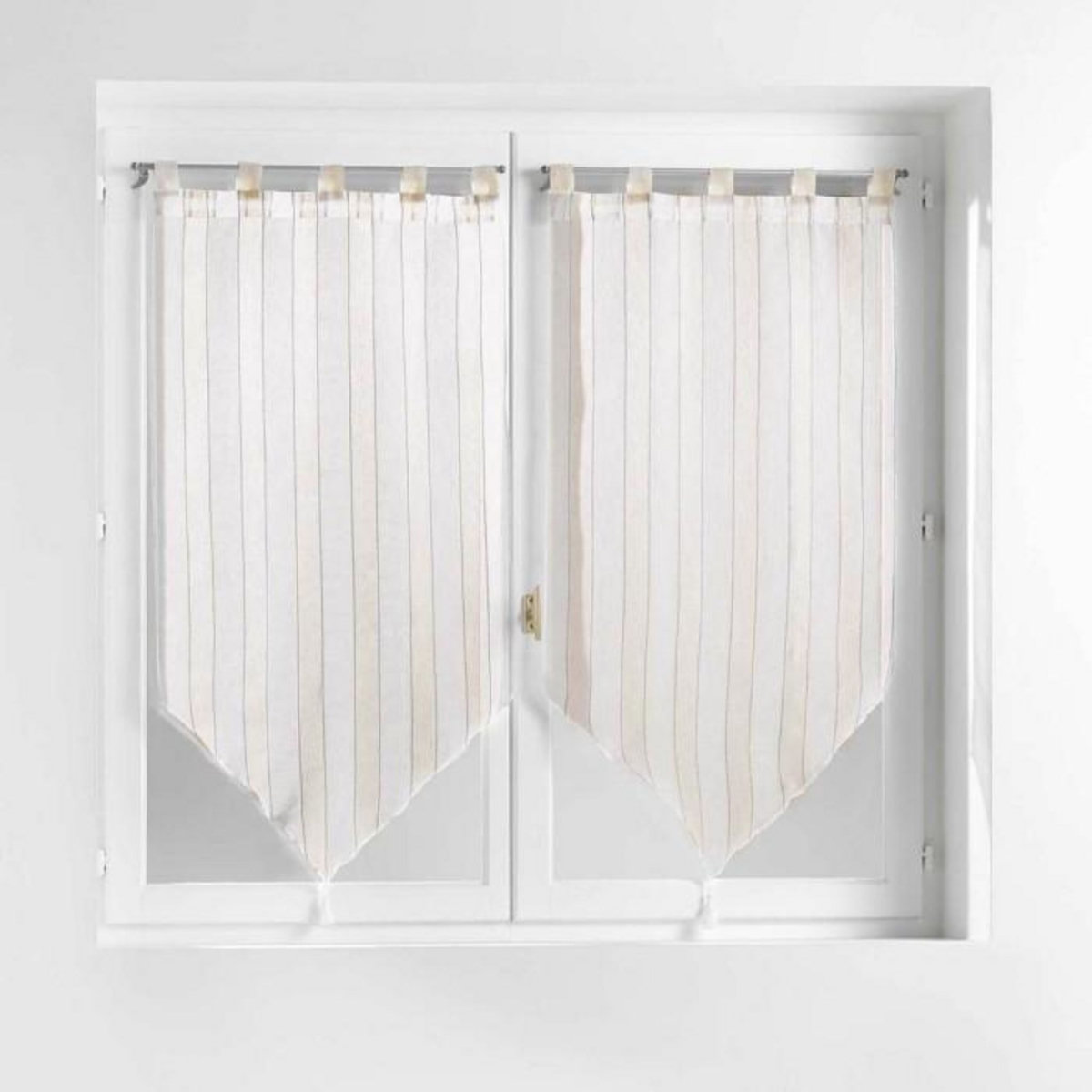 Paris Prix Paire de Voilages  Charlize  60x120cm Naturel