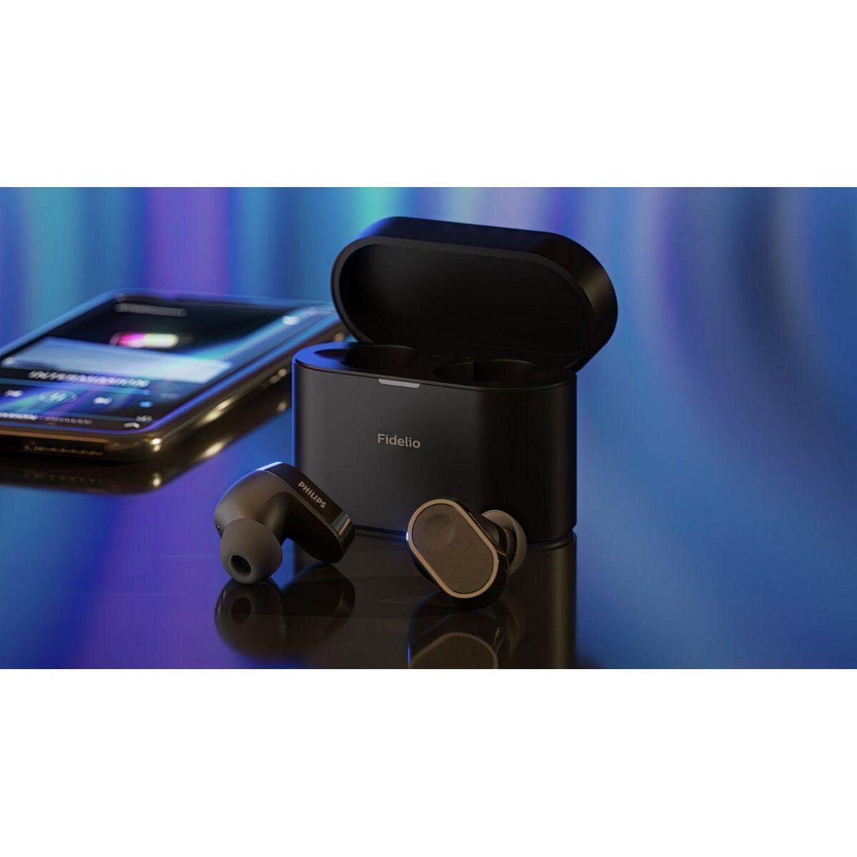 Philips Ecouteurs sport Fidelio T2 Noir