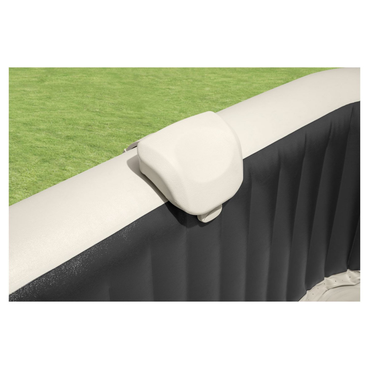 INTEX Spa gonflable carré - 2/4 places - Dim 1,73 m x 71 cm PURE SPA