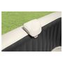 Voir la diapositive 2 : INTEX Spa gonflable carré - 2/4 places - Dim 1,73 m x 71 cm PURE SPA