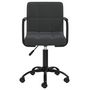 Voir la diapositive 4 : VIDAXL Chaises pivotantes a manger lot de 2 noir velours