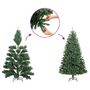 Voir la diapositive 6 : VIDAXL Sapin de Noël artificiel avec neige floquée vert 210 cm