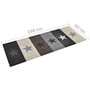 Voir la diapositive 5 : VIDAXL Tapis de sol de cuisine lavable Etoile 60x180 cm