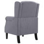 Voir la diapositive 5 : VIDAXL Fauteuil gris fonce tissu