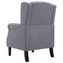 Voir la diapositive 5 : VIDAXL Fauteuil gris fonce tissu
