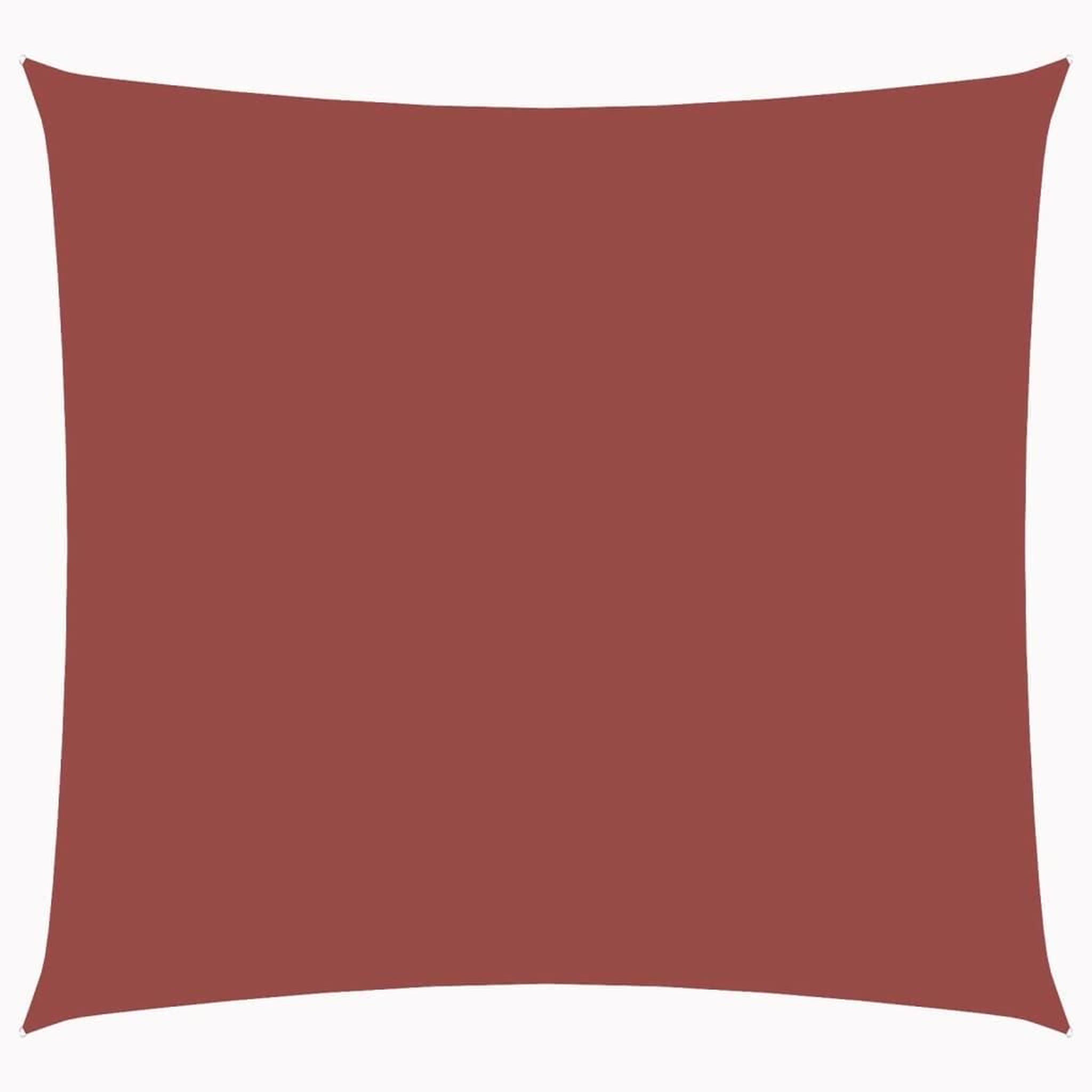 Voir la diapositive 2 : VIDAXL Voile de parasol tissu oxford carre 3,6x3,6 m terre cuite